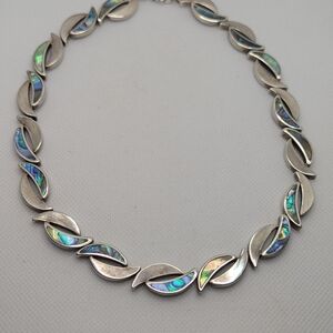 Sterling Silver Abalone Necklace